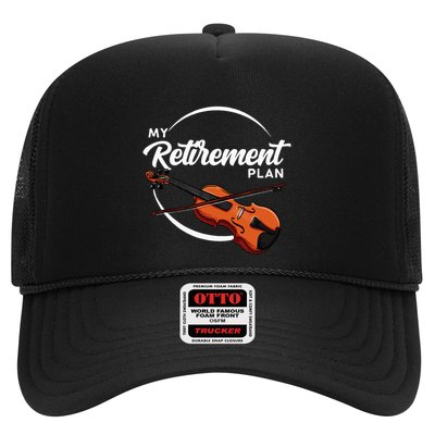 Fiddle Player Gift My Retirement Plan Trucker Hat