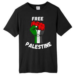 Free Palestine Gaza Arabic Flag Great Gift Tall Fusion ChromaSoft Performance T-Shirt