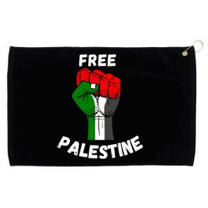 Free Palestine Gaza Arabic Flag Great Gift Grommeted Golf Towel