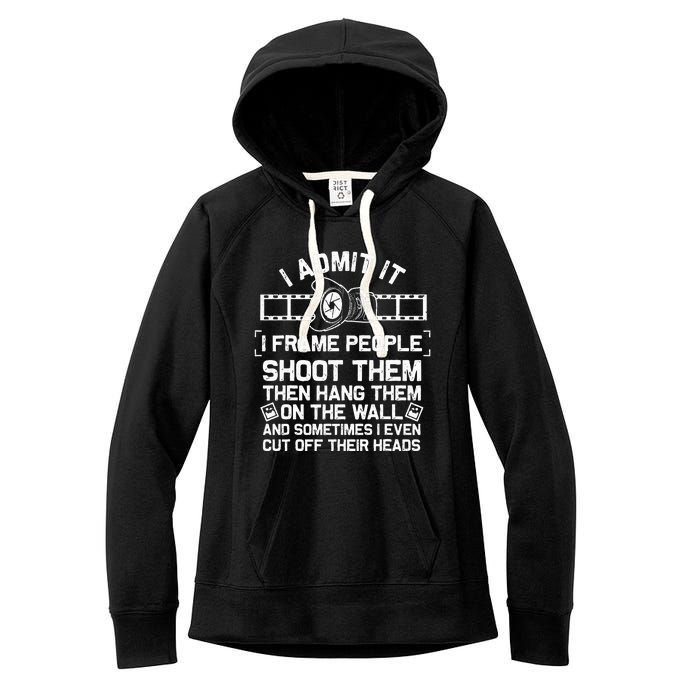 Funny Photographer Gift For Women Cool Photography Joke Women's Fleece Hoodie