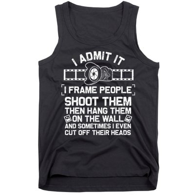 Funny Photographer Gift For Women Cool Photography Joke Tank Top