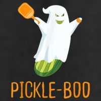 Funny Pickle Ghost Loves To Play Pickleball At Halloween Cool Comfort Performance Bucket Hat