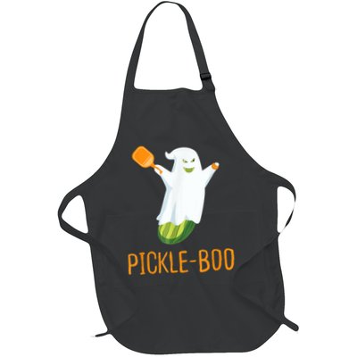 Funny Pickle Ghost Loves To Play Pickleball At Halloween Apron