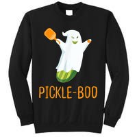 Funny Pickle Ghost Loves To Play Pickleball At Halloween Sweatshirt