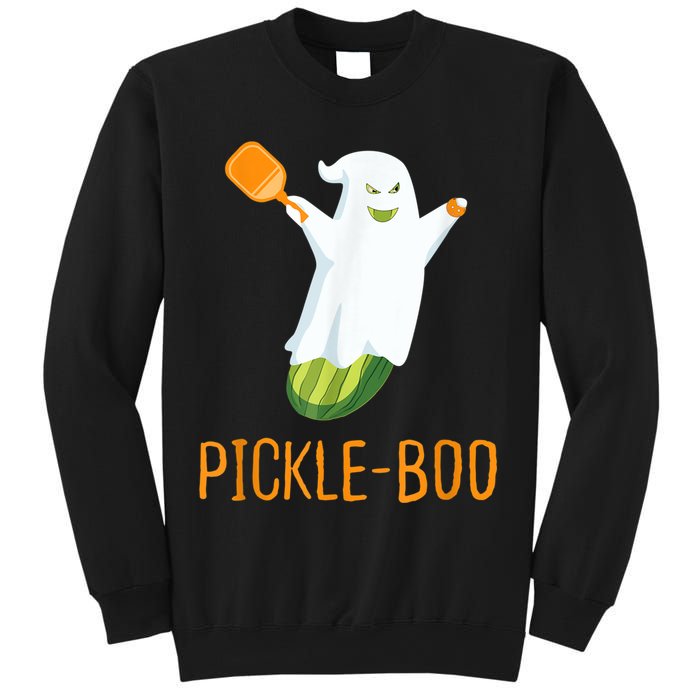 Funny Pickle Ghost Loves To Play Pickleball At Halloween Sweatshirt