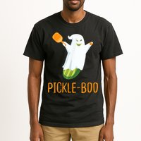 Funny Pickle Ghost Loves To Play Pickleball At Halloween Tall T-Shirt