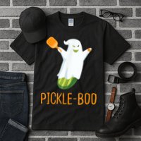 Funny Pickle Ghost Loves To Play Pickleball At Halloween Tall T-Shirt