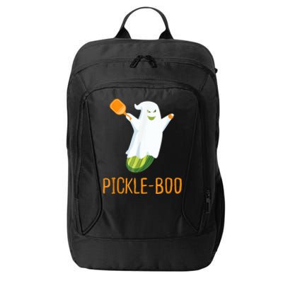 Funny Pickle Ghost Loves To Play Pickleball At Halloween City Backpack