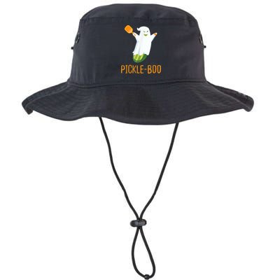 Funny Pickle Ghost Loves To Play Pickleball At Halloween Bucket Hat