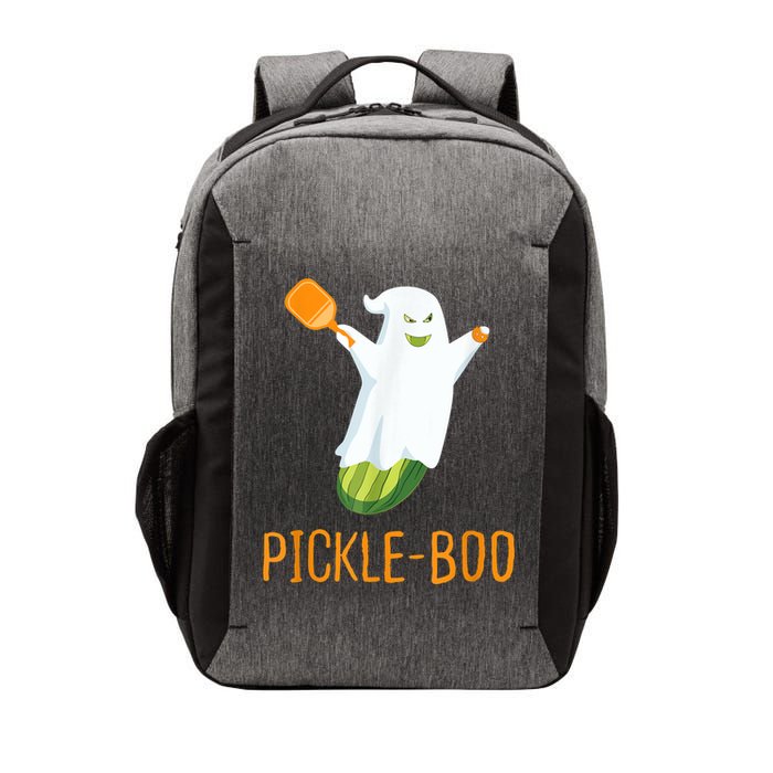 Funny Pickle Ghost Loves To Play Pickleball At Halloween Vector Backpack