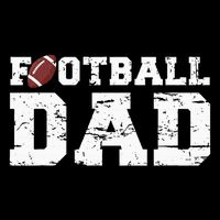 Football Papa Graphic Proud Football Dad Cooling Performance Crew T-Shirt
