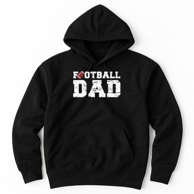 Football Papa Graphic Proud Football Dad Hoodie