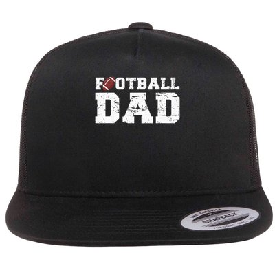 Football Papa Graphic Proud Football Dad Flatbill Hat