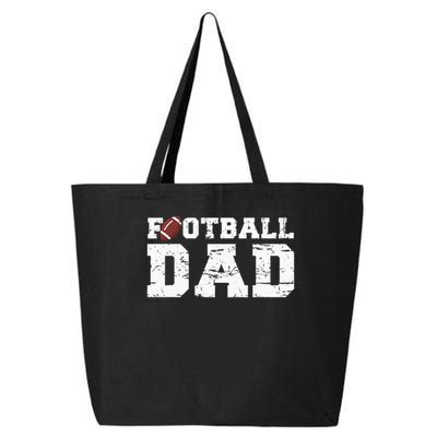 Football Papa Graphic Proud Football Dad 25L Jumbo Tote