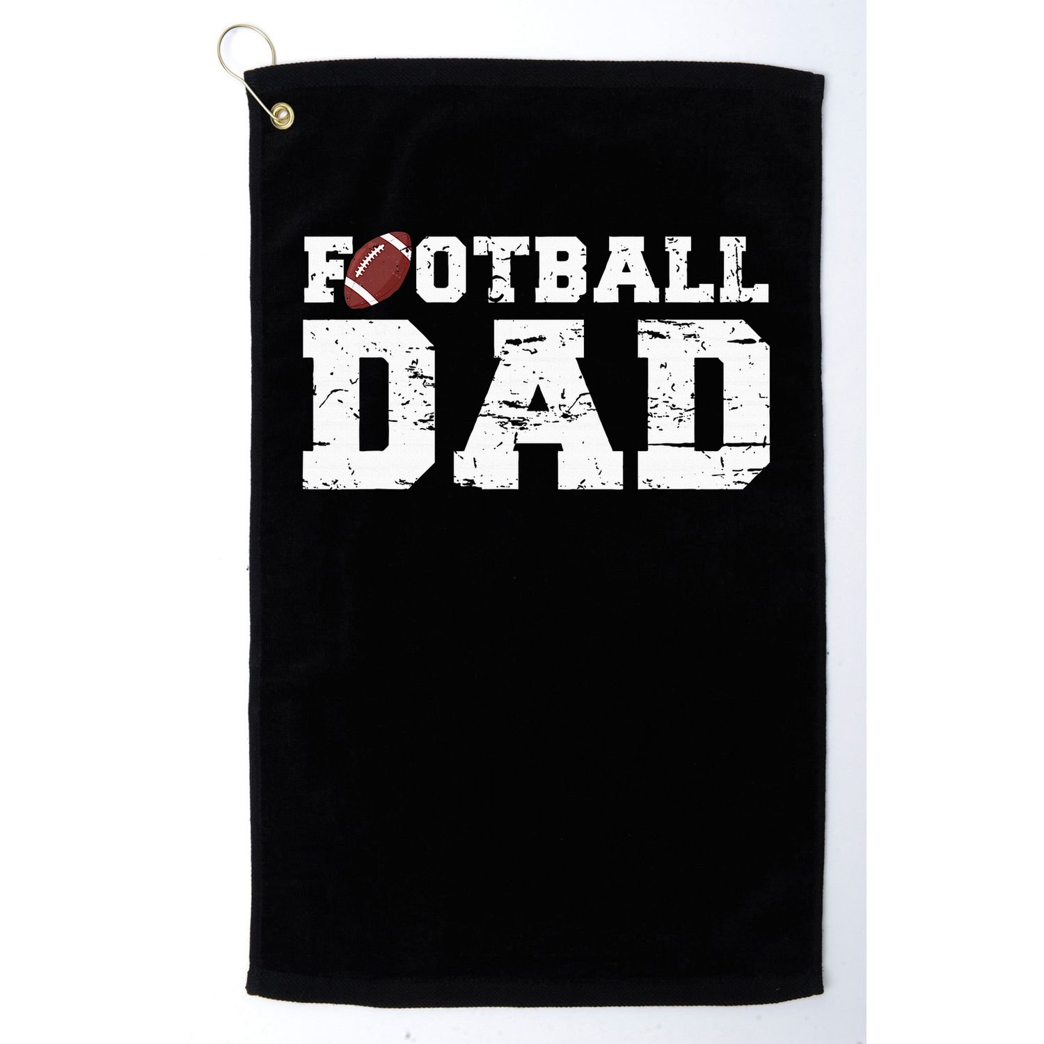 Football Papa Graphic Proud Football Dad Golf Towel