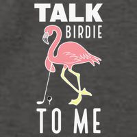 Flamingo Playing Golf Talk Birdie To Me Golfing Funny Vector Backpack