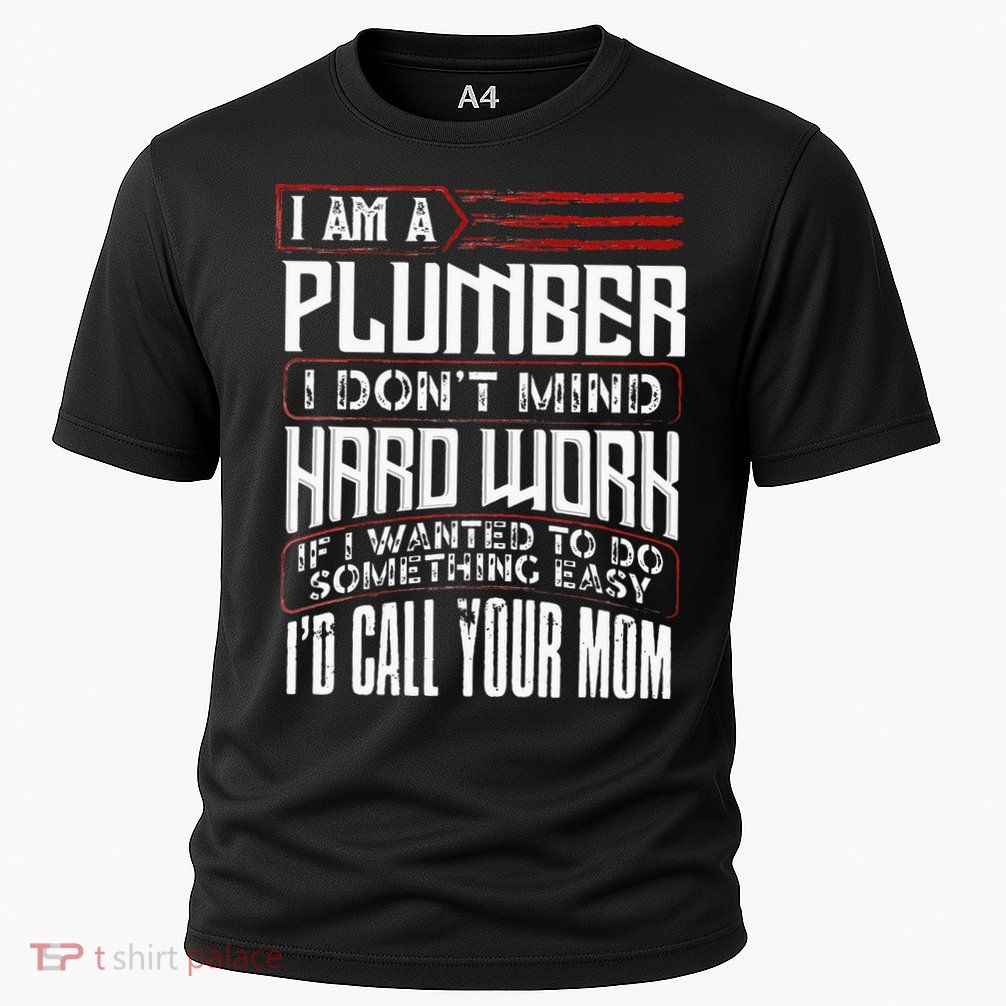 Funny Plumber Gift For Men Plumbing Dad Fathers Day Performance Shirt