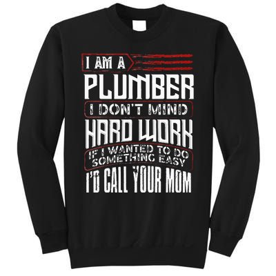 Funny Plumber Gift For Men Plumbing Dad Fathers Day Sweatshirt