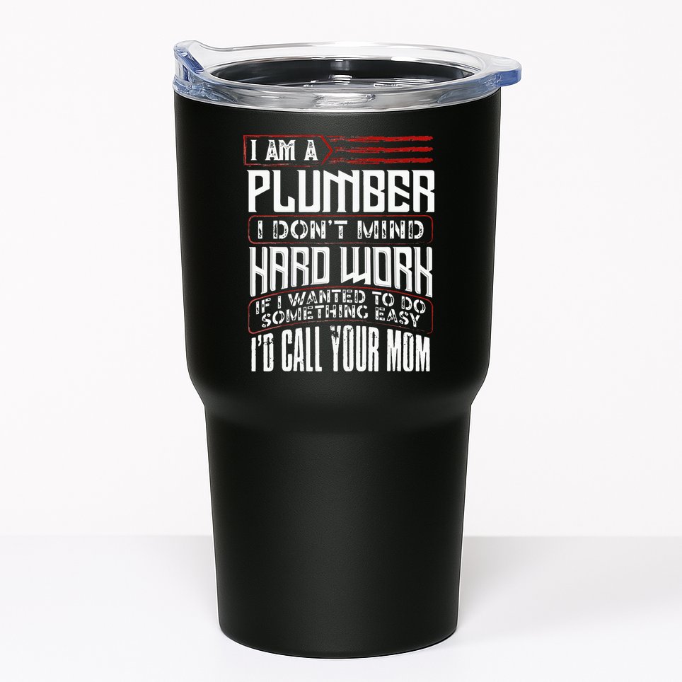 Funny Plumber Gift For Men Plumbing Dad Fathers Day Tumbler