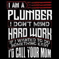 Funny Plumber Gift For Men Plumbing Dad Fathers Day Kids T-Shirt