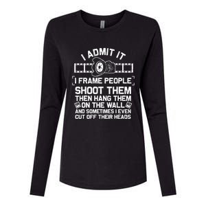 Funny Photographer Gift For Men Women Cool Photography Joke Womens Cotton Relaxed Long Sleeve T-Shirt