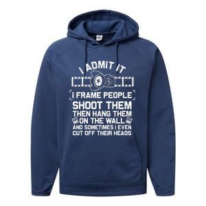 Funny Photographer Gift For Men Women Cool Photography Joke Performance Fleece Hoodie