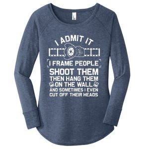 Funny Photographer Gift For Men Women Cool Photography Joke Women's Perfect Tri Tunic Long Sleeve Shirt