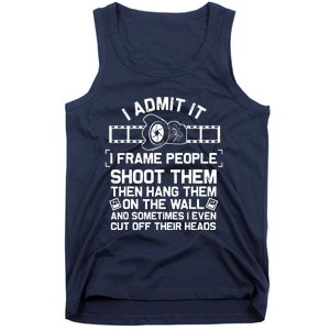 Funny Photographer Gift For Men Women Cool Photography Joke Tank Top