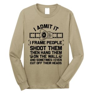 Funny Photographer Gift For Men Women Cool Photography Joke Long Sleeve Shirt