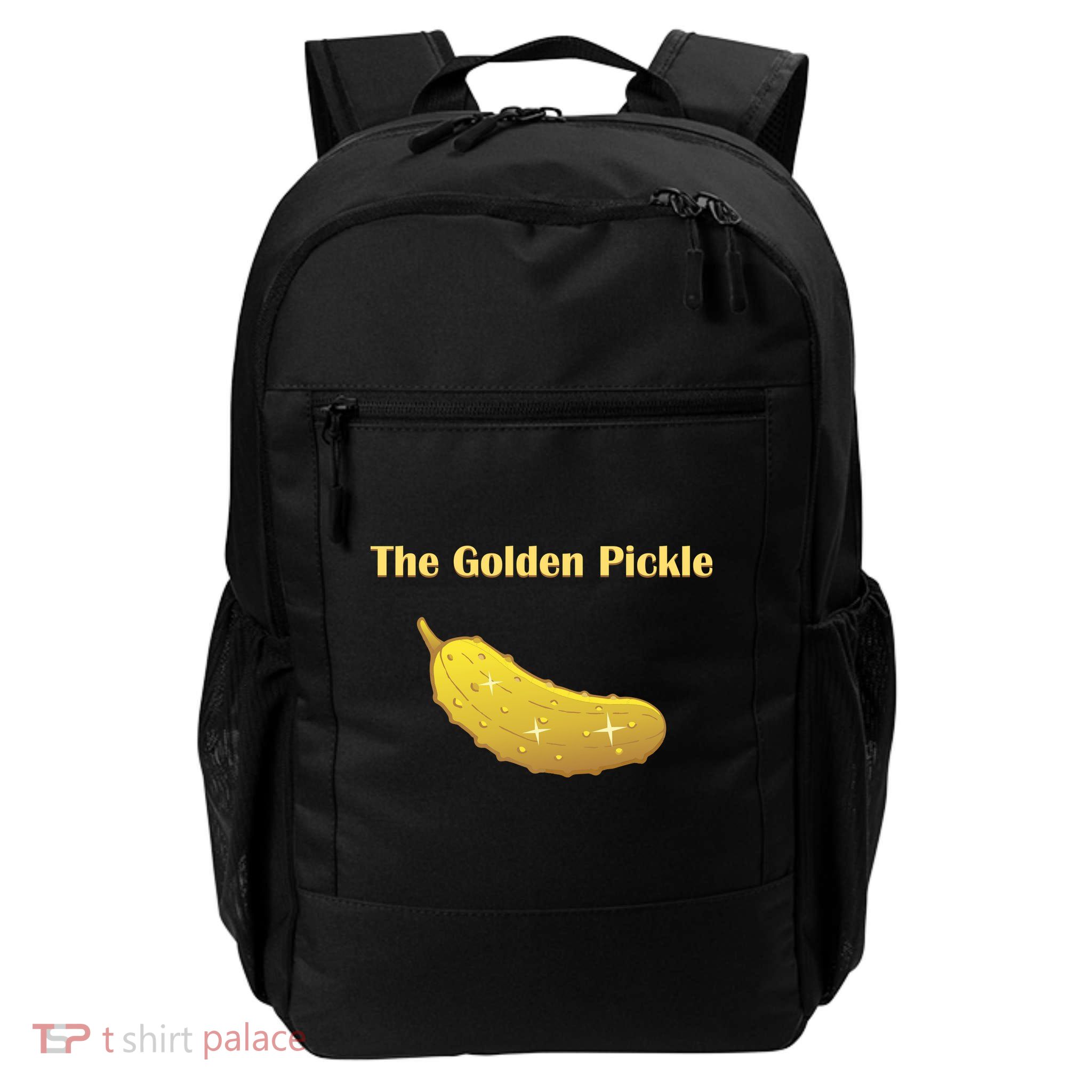 Fun Pickleball, Golden Pickle, Pickleball For Life Daily Commute Backpack
