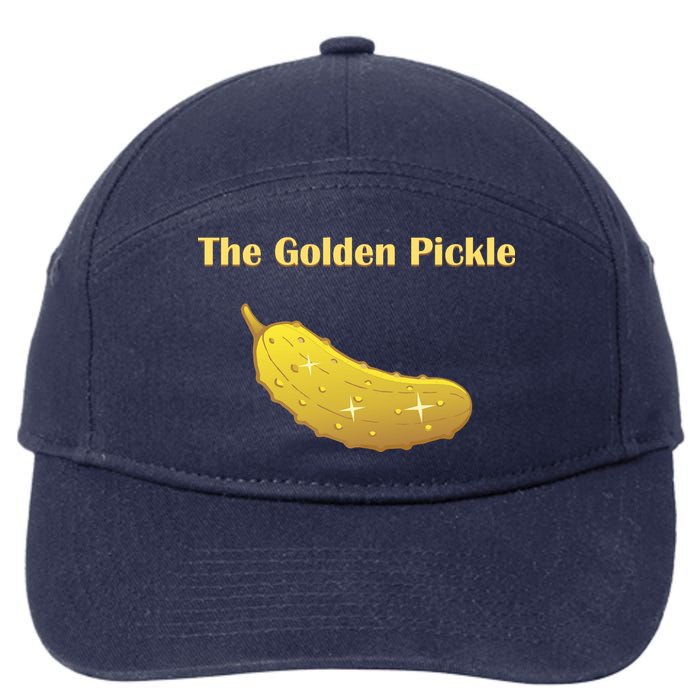 Fun Pickleball, Golden Pickle, Pickleball For Life 7-Panel Snapback Hat
