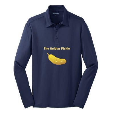 Fun Pickleball, Golden Pickle, Pickleball For Life Silk Touch Performance Long Sleeve Polo