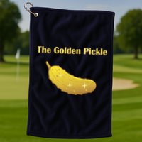 Fun Pickleball, Golden Pickle, Pickleball For Life Golf Towel