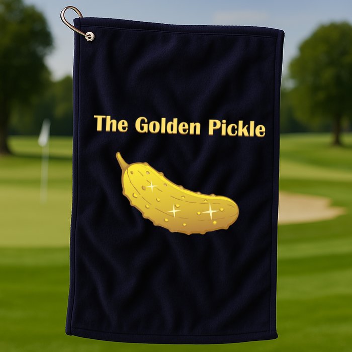 Fun Pickleball, Golden Pickle, Pickleball For Life Golf Towel