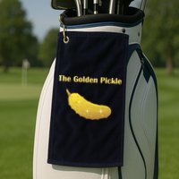 Fun Pickleball, Golden Pickle, Pickleball For Life Golf Towel