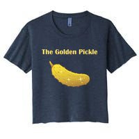 Fun Pickleball, Golden Pickle, Pickleball For Life Women's Crop Top Tee
