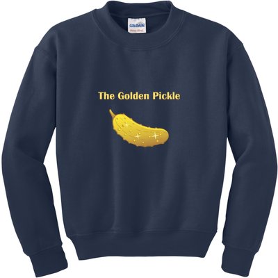 Fun Pickleball, Golden Pickle, Pickleball For Life Kids Sweatshirt