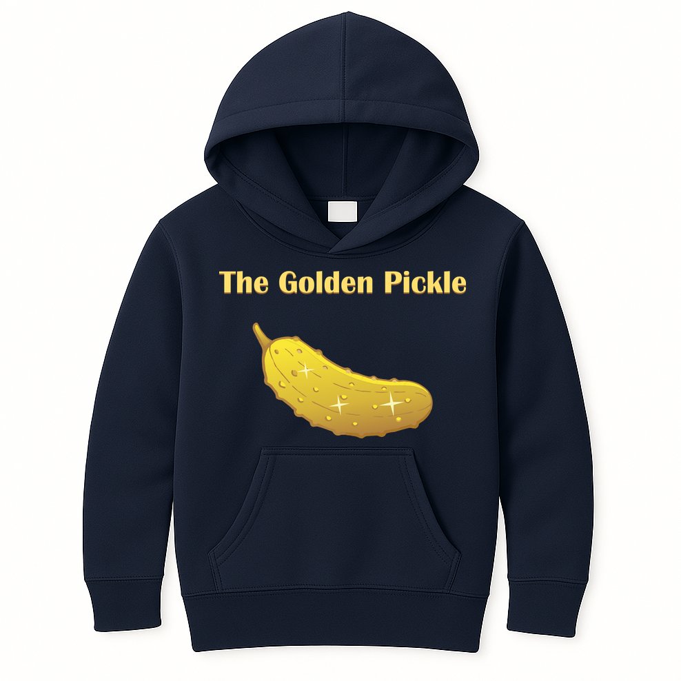 Fun Pickleball, Golden Pickle, Pickleball For Life Kids Hoodie