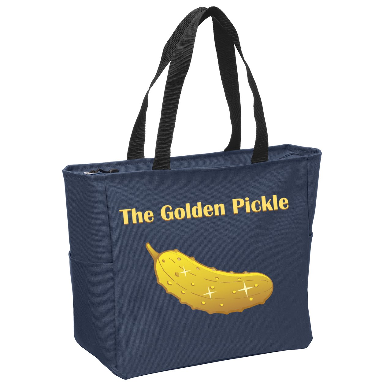 Fun Pickleball, Golden Pickle, Pickleball For Life Zip Tote Bag