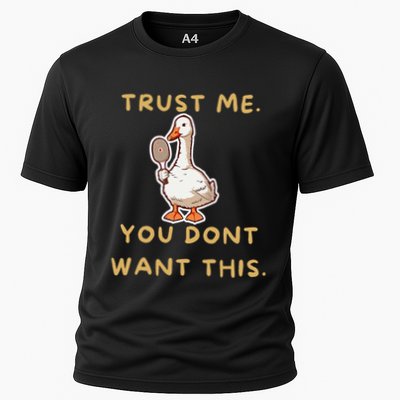 Funny Pickleball Goose Saying Trust Me. You Dont Want This Performance Shirt