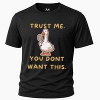 Funny Pickleball Goose Saying Trust Me. You Dont Want This Performance Shirt