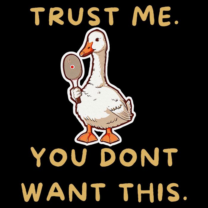 Funny Pickleball Goose Saying Trust Me. You Dont Want This Zip Tote Bag