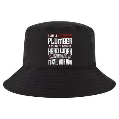 Funny Plumber Gift For Plumbing Dad FatherS Day Cool Comfort Performance Bucket Hat