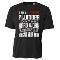 Funny Plumber Gift For Plumbing Dad FatherS Day Cooling Performance Crew T-Shirt