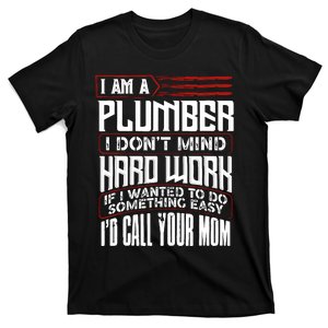 Funny Plumber Gift For Plumbing Dad FatherS Day T-Shirt