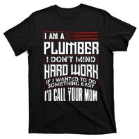 Funny Plumber Gift For Plumbing Dad FatherS Day T-Shirt