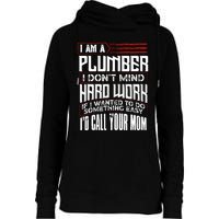 Funny Plumber Gift For Plumbing Dad FatherS Day Womens Funnel Neck Pullover Hood