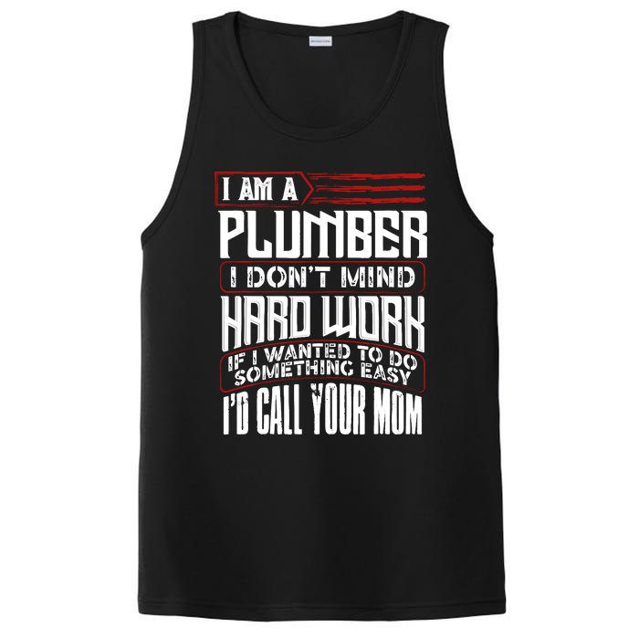 Funny Plumber Gift For Plumbing Dad FatherS Day PosiCharge Competitor Tank