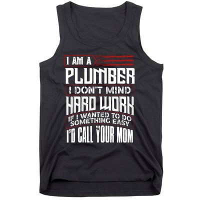 Funny Plumber Gift For Plumbing Dad FatherS Day Tank Top