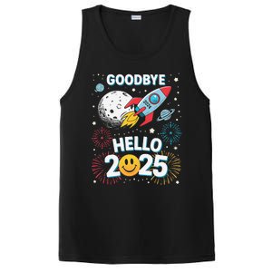 Family Pajamas Goodbye 2024 Hello 2025 Fly Happy New Year PosiCharge Competitor Tank